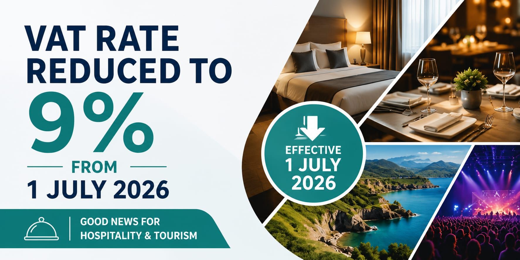 VAT Rate Reduced to 9% from 1 July 2026